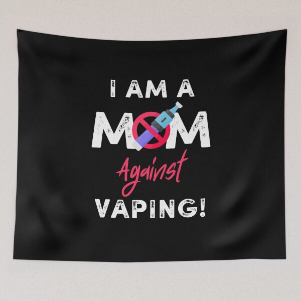 Item preview, I Am A Mom Against Vaping E-Cigarettes Health Conscious Gift For Non Smoker Anti Vape Mother Grandma Granny Women Girl Female designed and sold by ArtistryPrint.