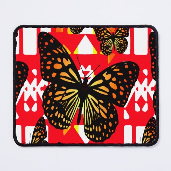 Item preview, Bright Red / White / Fire Color Native Butterfly Blanket Print designed and sold by JMWCD.