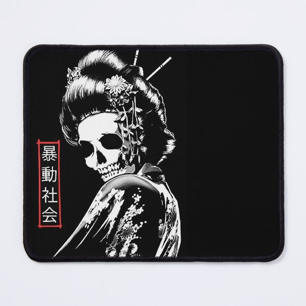 Item preview, Japanese Vaporwave Geisha Skull Face designed and sold by OWLvision33.