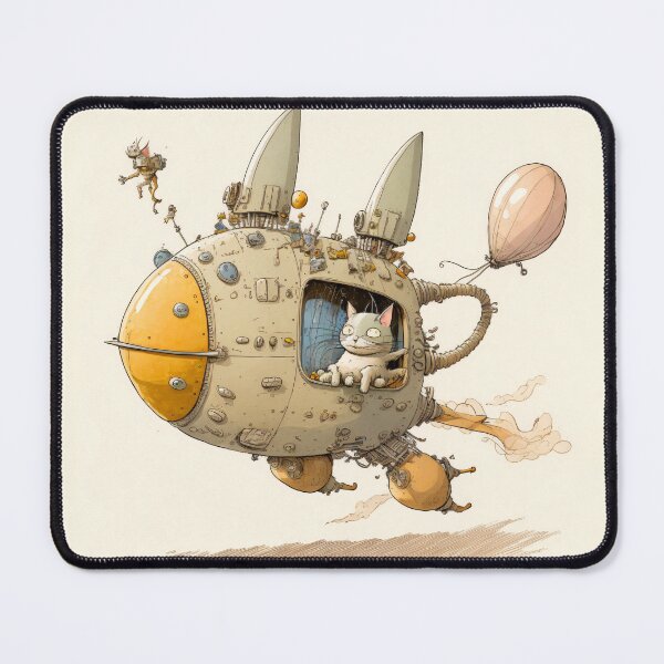 Item preview, Cats in Space! Cats in Space Ships Illustration. designed and sold by The-Dark-Art.