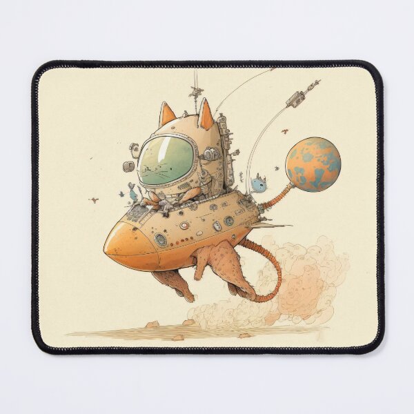 Item preview, Cats in Space! Cats in Space Ships Illustration. designed and sold by The-Dark-Art.