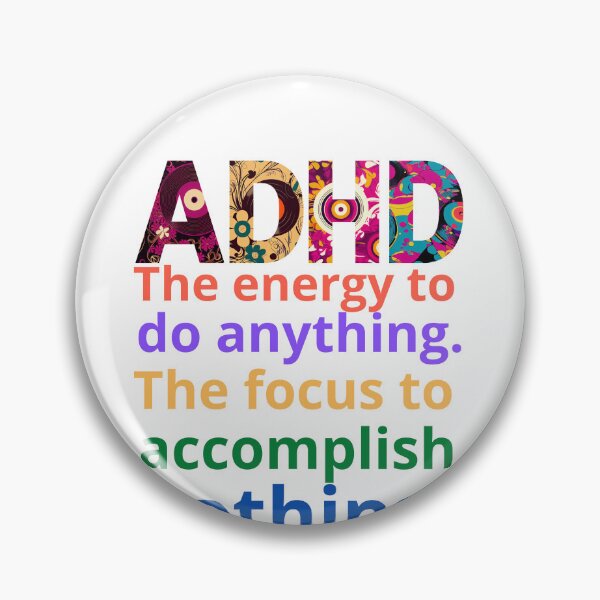 Item preview, ADHD Joke designed and sold by BuraxisQuotes.