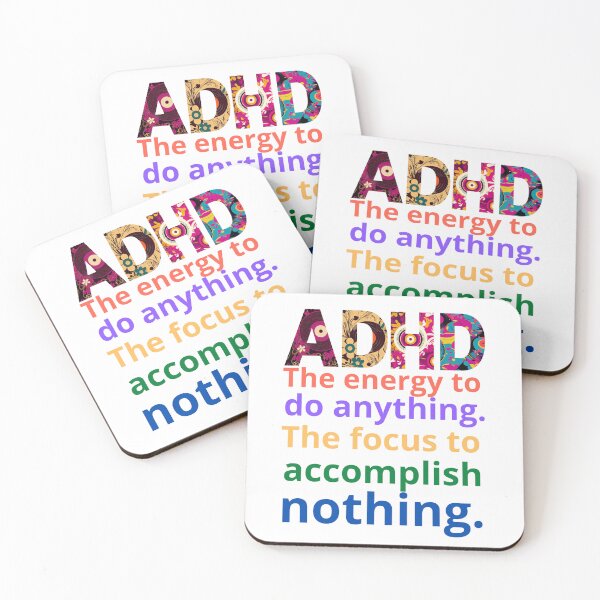 Item preview, ADHD Joke designed and sold by BuraxisQuotes.