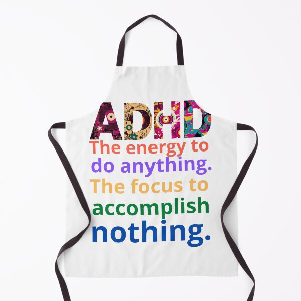 Item preview, ADHD Joke designed and sold by BuraxisQuotes.