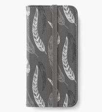 feathers, leaves, graphics iPhone Wallet/Case/Skin