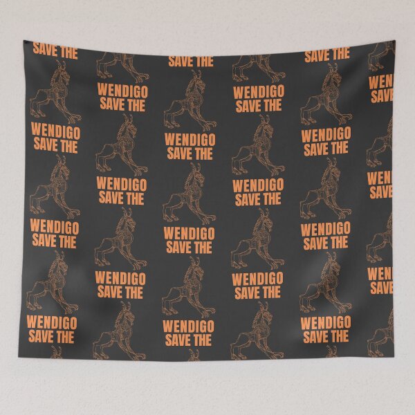 Item preview, SAVE THE WENDIGO - Horror Fan designed and sold by LukjanovArt.