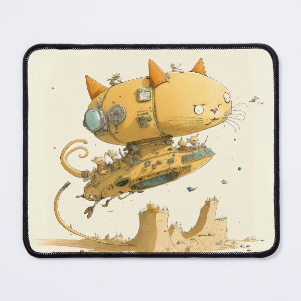 Item preview, Cats in Space! Cats in Space Ships Illustration. designed and sold by The-Dark-Art.