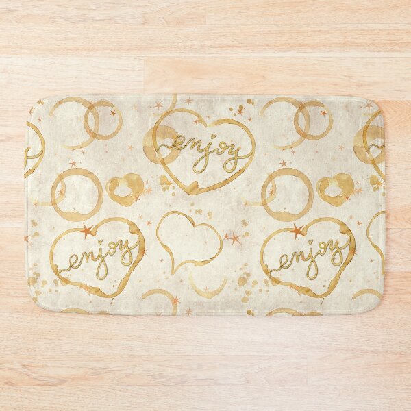 Item preview, Enjoy... Love Heart shaped Tea and coffee cup ring stains with tiny stars designed and sold by ditzy-designs.