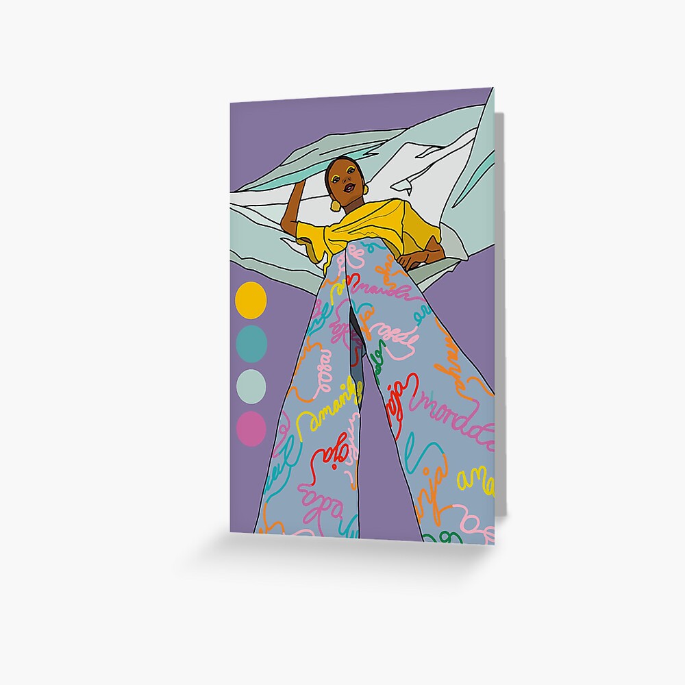 Item preview, Greeting Card designed and sold by midnightcityy.