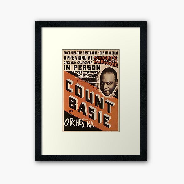 Count Basie Framed Art Print