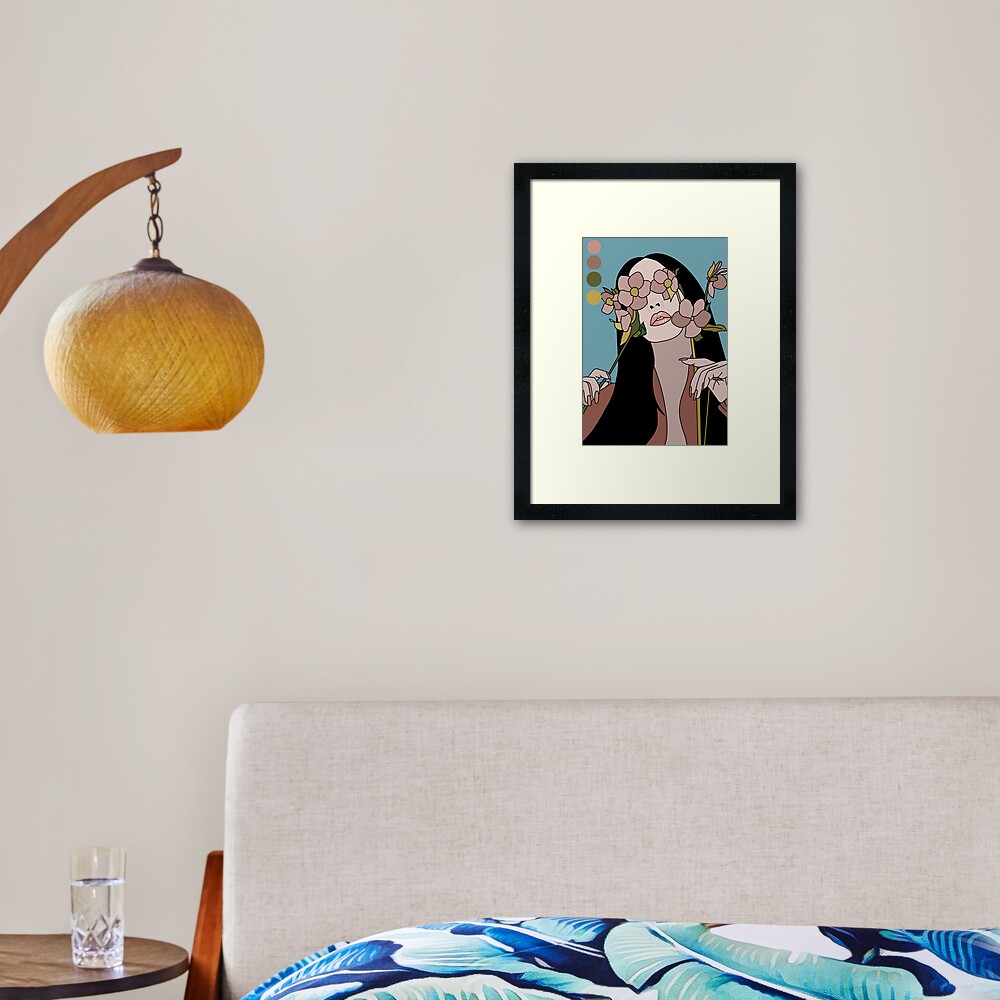 Item preview, Framed Art Print designed and sold by midnightcityy.