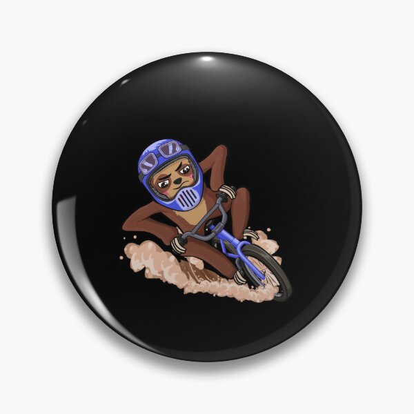 Item preview, BMX master sloth on bicycle  designed and sold by TipTopTapo.