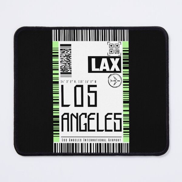 Item preview, LOS ANGELES LAX Boarding pass Luggage tag designed and sold by LeddsoDello.