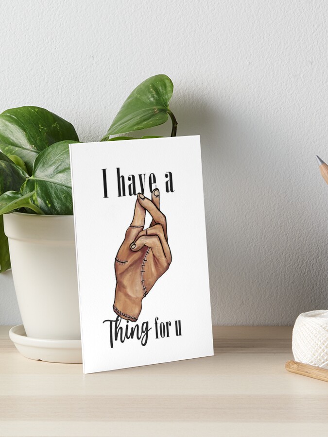 Thing Hand from Wednesday Addams Poster for Sale by printlyx