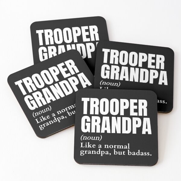 Item preview, Funny Badass Trooper Grandpa Definition designed and sold by EndlessFreedom.