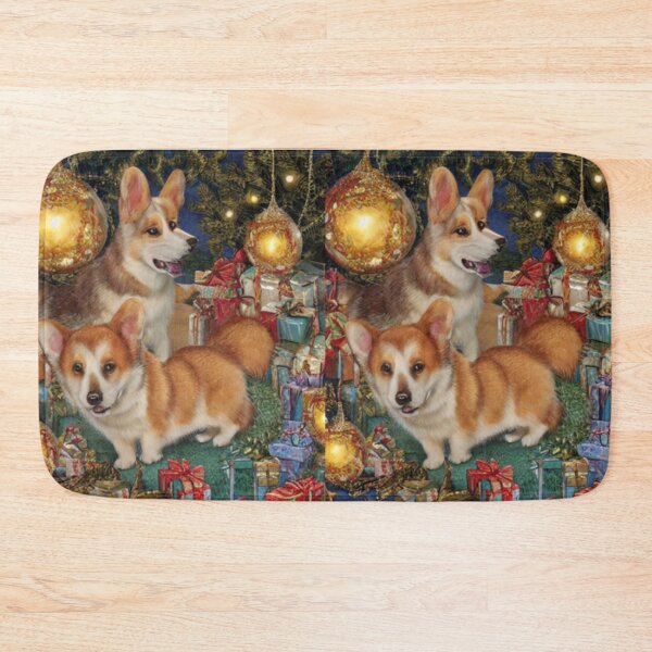 Item preview, Pembroke Welsh Corgi Dog Christmas Celebration 5 designed and sold by AnadAA.