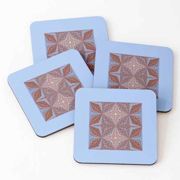 Item preview, Blue, Brown Fancy Stripes designed and sold by CarolM.