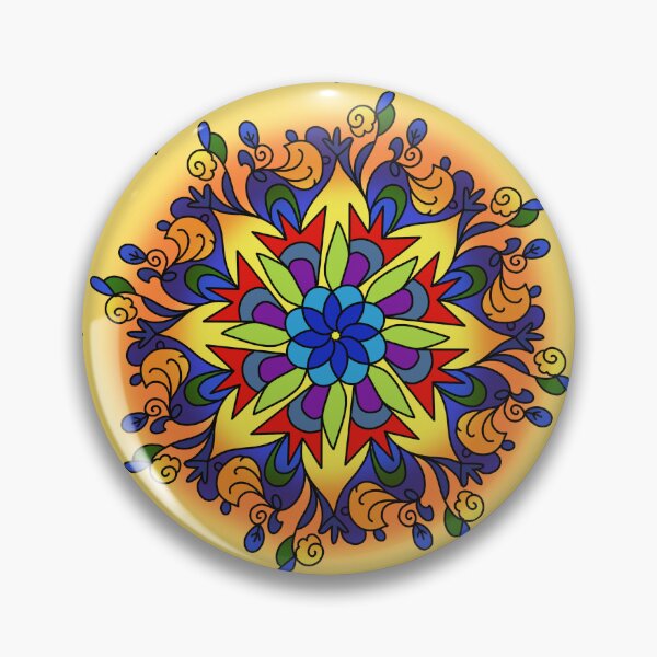 Item preview, Decorative mandala traditional esoteric symbol on white background designed and sold by sonaadalian.