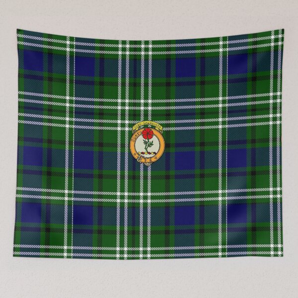 Item preview, Learmonth Scottish Tartan and Crest designed and sold by BagTown Clans.