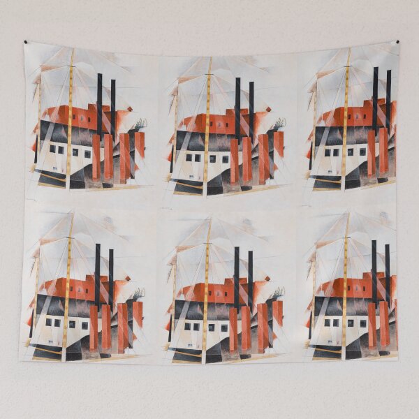 Item preview, Piano Mover's Holiday (1919) painting by Charles Demuth. designed and sold by DFL-store.