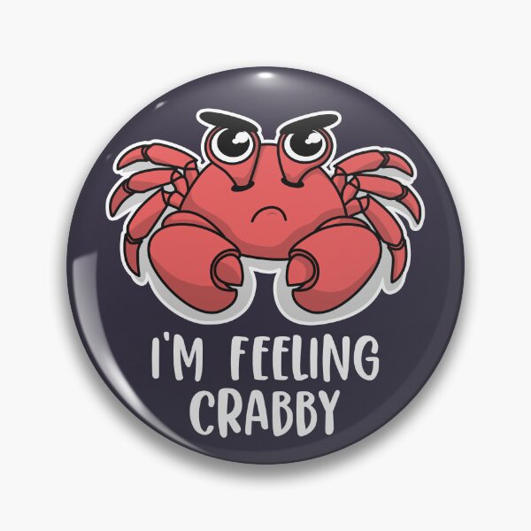 Item preview, I'm Feeling Crabby Cute Kawaii designed and sold by MeowsAndMakes.