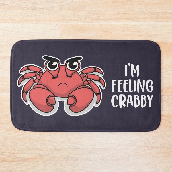 Item preview, I'm Feeling Crabby Cute Kawaii designed and sold by MeowsAndMakes.