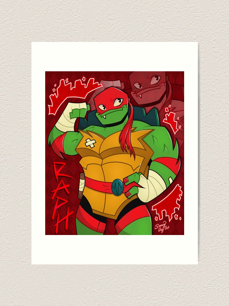 Raphael Raph TMNT Red Cosplay All Over Print T-Shirt Hoodie Fan