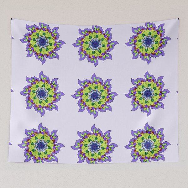 Item preview, Decorative mandala traditional esoteric symbol on white background designed and sold by sonaadalian.