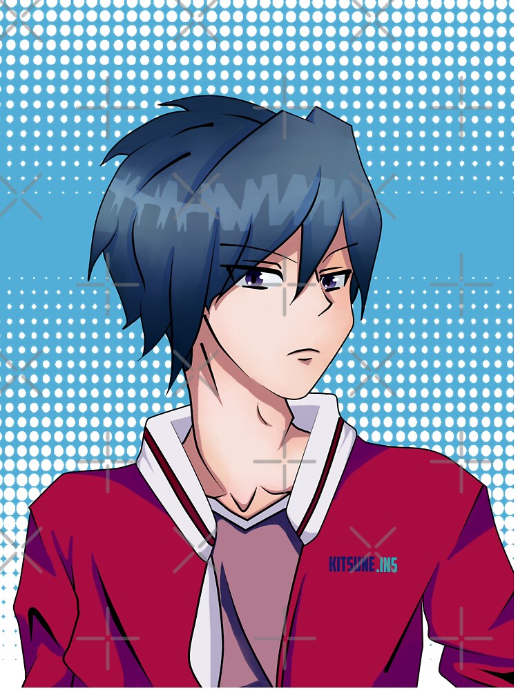 Blue hair anime boy HD wallpapers | Pxfuel