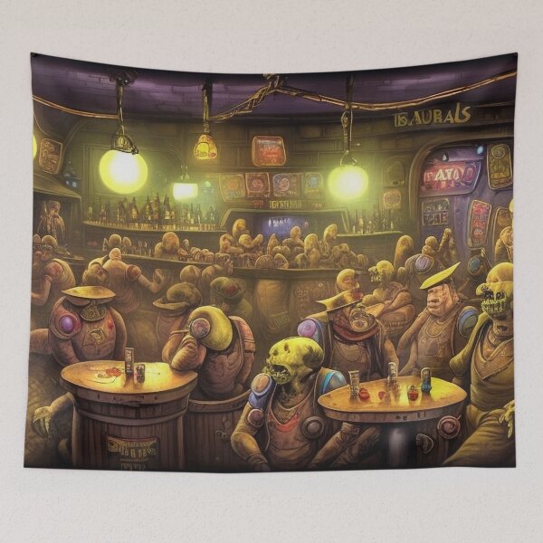 Item preview, Alien Slum Bar designed and sold by dystopiatoday.