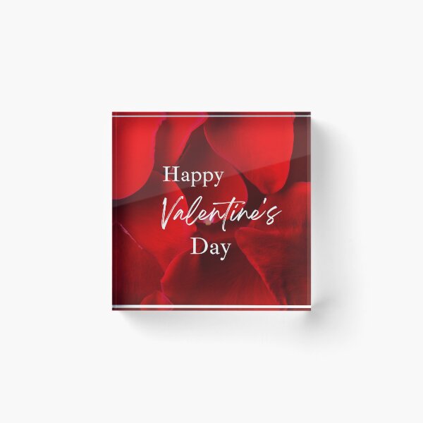 Item preview, Happy Valentine's Day Vibrant Red Rose Petals designed and sold by silviaol.