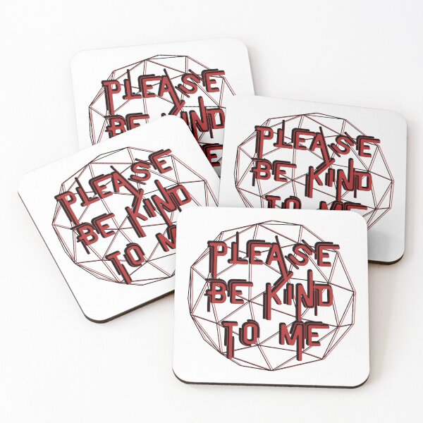 Item preview, Be Kind To Me Red and Black Geometric designed and sold by Pink Ribbon.