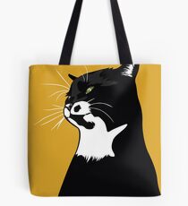 Popup cat yellow Tote Bag