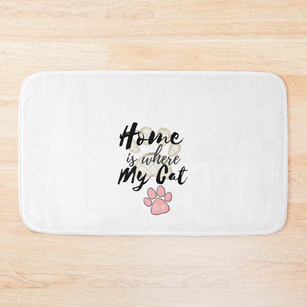 Item preview, Home Is Where Your Cat Lives designed and sold by thorfinnshop.