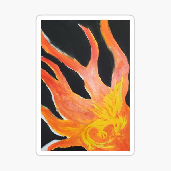 Birth of a Phoenix Sticker