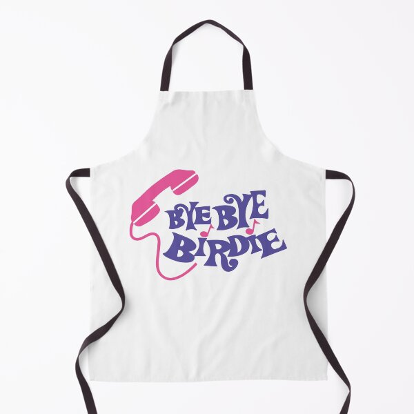 Item preview, Bye Bye Birdie Typography Purple Text Pink Landline Telephone Musical Notation Classic Musical Singing Comedy Movie 50s 60s designed and sold by ArtistryPrint.