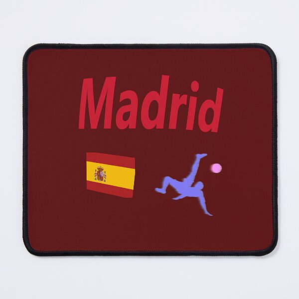 Item preview, Madrid, Spain Soccer abstract design designed and sold by lobodelnoir.