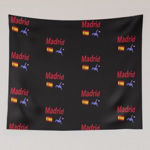 Item preview, Madrid, Spain Soccer abstract design  designed and sold by lobodelnoir.