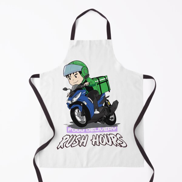 Item preview, Food Delivery Rush Hours Bike Turning designed and sold by darknessjeff86.