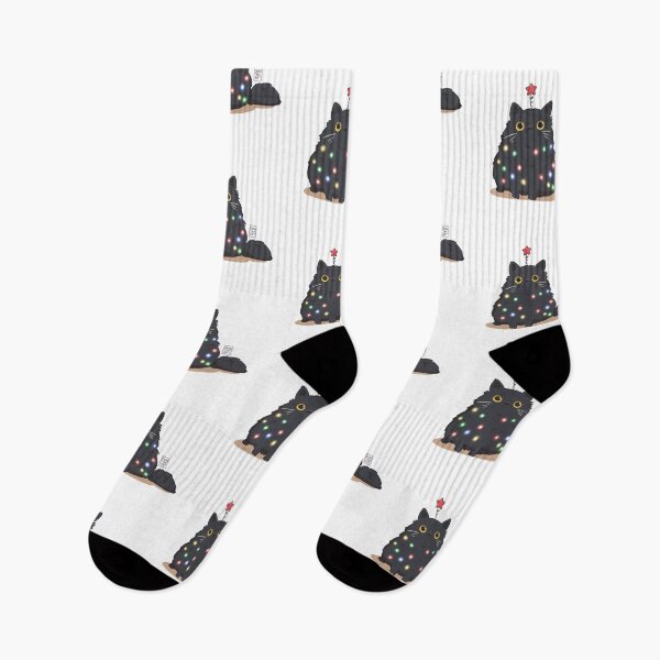 Item preview, Christmas cat designed and sold by LauraPemArt.