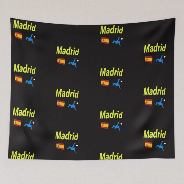 Item preview, Madrid, Spain Soccer abstract design  designed and sold by lobodelnoir.