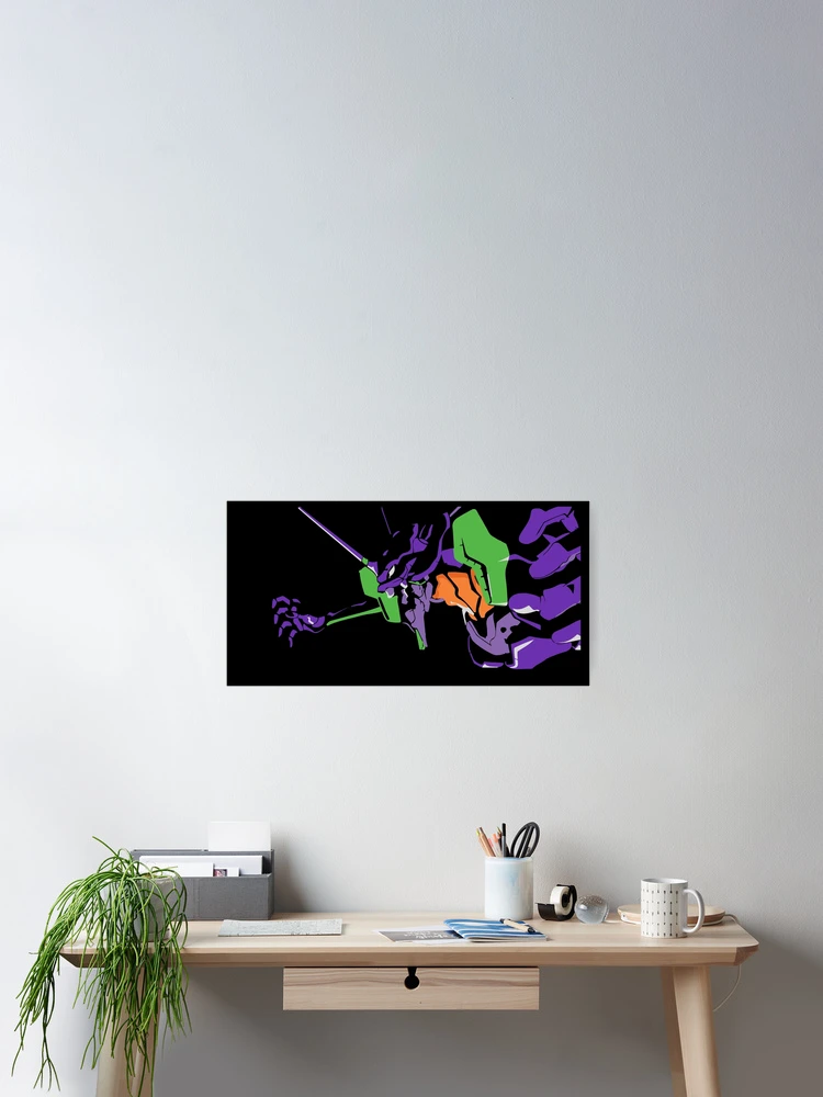 Thumbnail 2 of 3, Poster, Eva 01 designed and sold by Sakuga Drip.