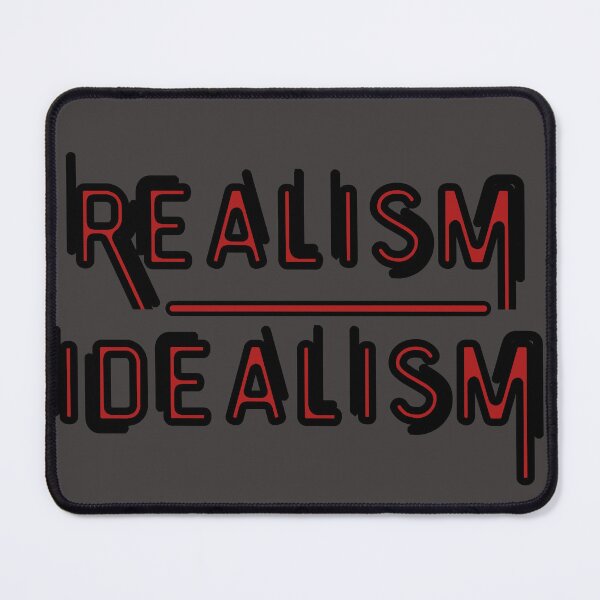 Item preview, Realism Over Idealism Red and Black designed and sold by Pink Ribbon.