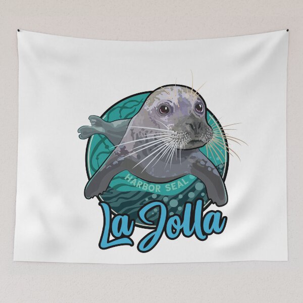 Item preview, Harbor Seal at La Jolla California near San Diego designed and sold by SunNoonPark.
