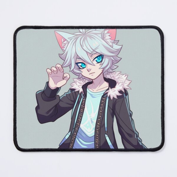 Item preview, Cute Furry Anime Boy Character Art designed and sold by Ozy Art.