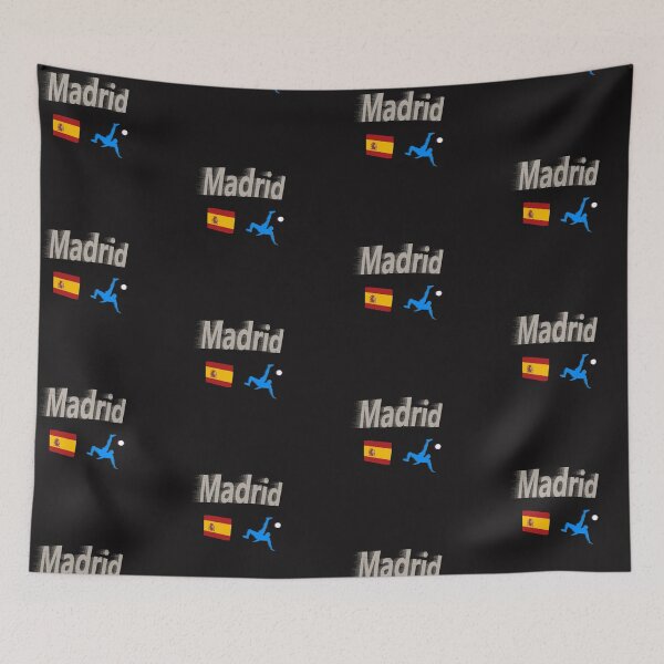 Item preview, Madrid, Spain Soccer abstract design  designed and sold by lobodelnoir.