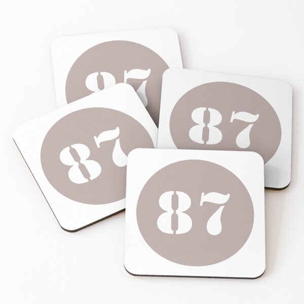 Item preview, Number Eighty Seven (87) in Brown Circle designed and sold by Ching Teoh.