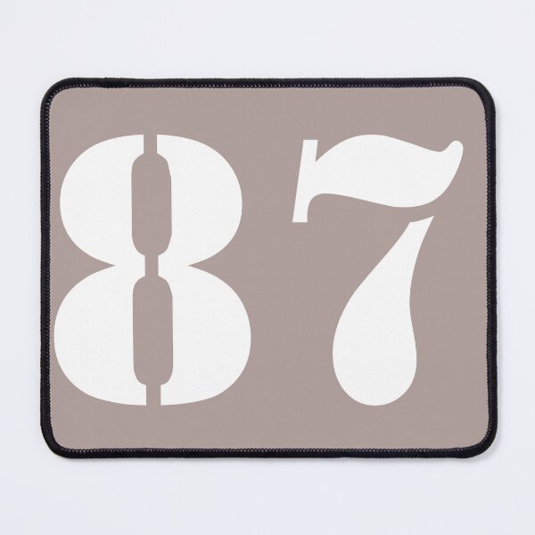 Item preview, Number Eighty Seven (87) in Brown Circle designed and sold by Ching Teoh.