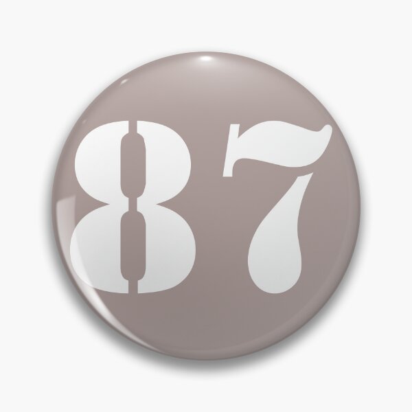 Item preview, Number Eighty Seven (87) in Brown Circle designed and sold by Ching Teoh.