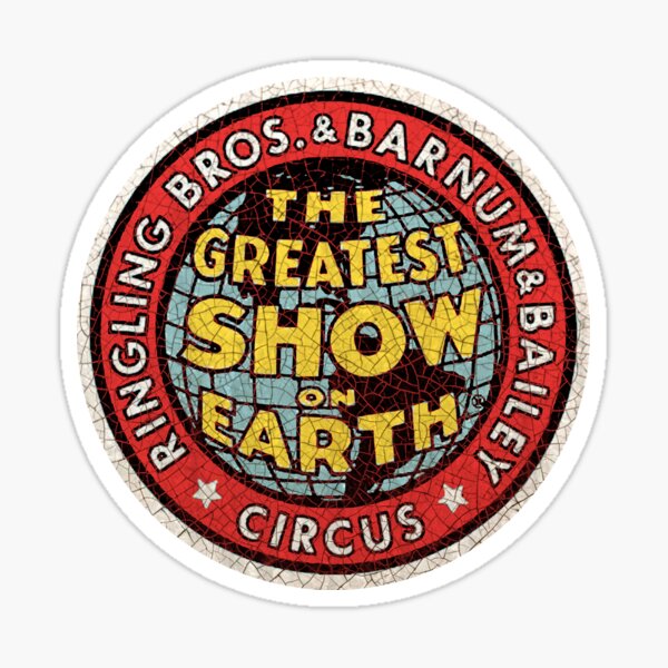 American vintage Circus Sticker